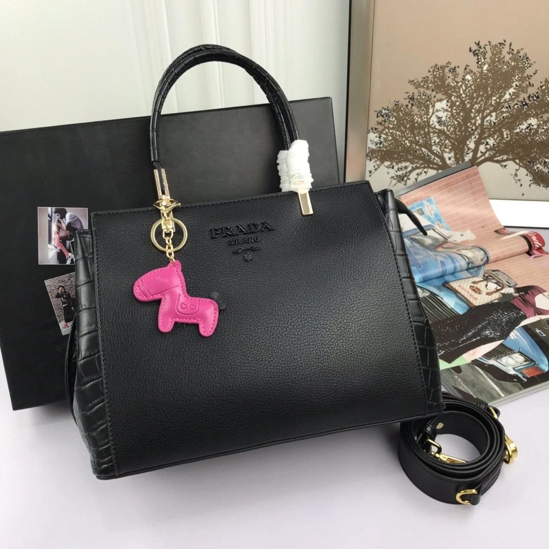 Elegant P*rada Top Bag 30*23*13cm 9509