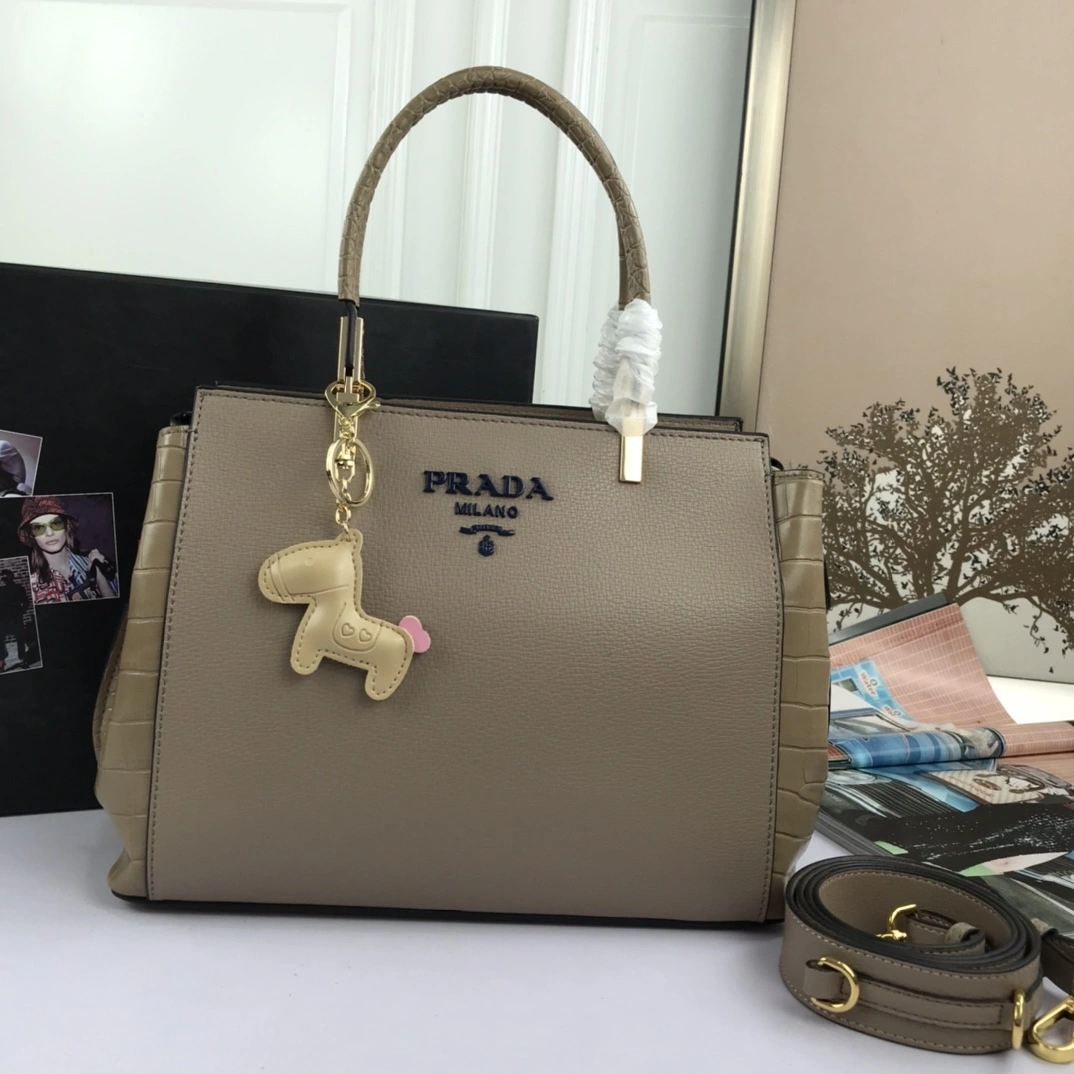 P*rada Top Bag 30*23*13cm Trendy 9512