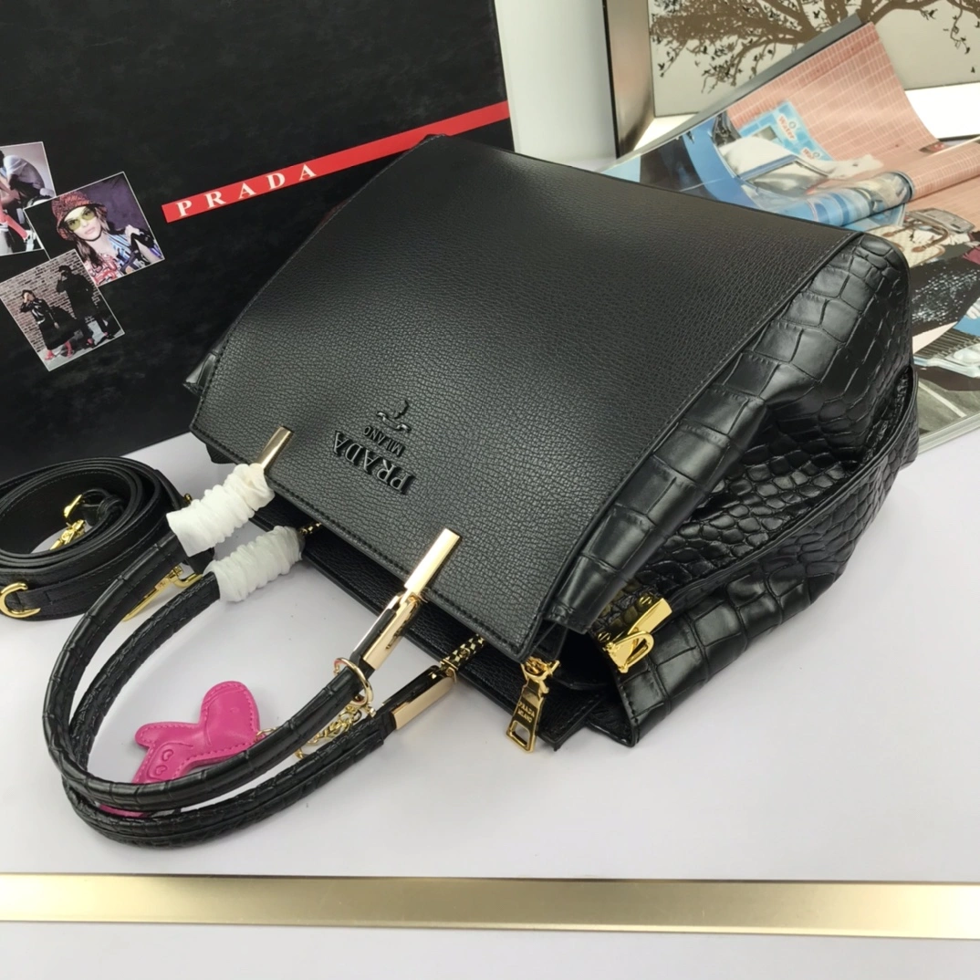 Elegant P*rada Top Bag 30*23*13cm 9509