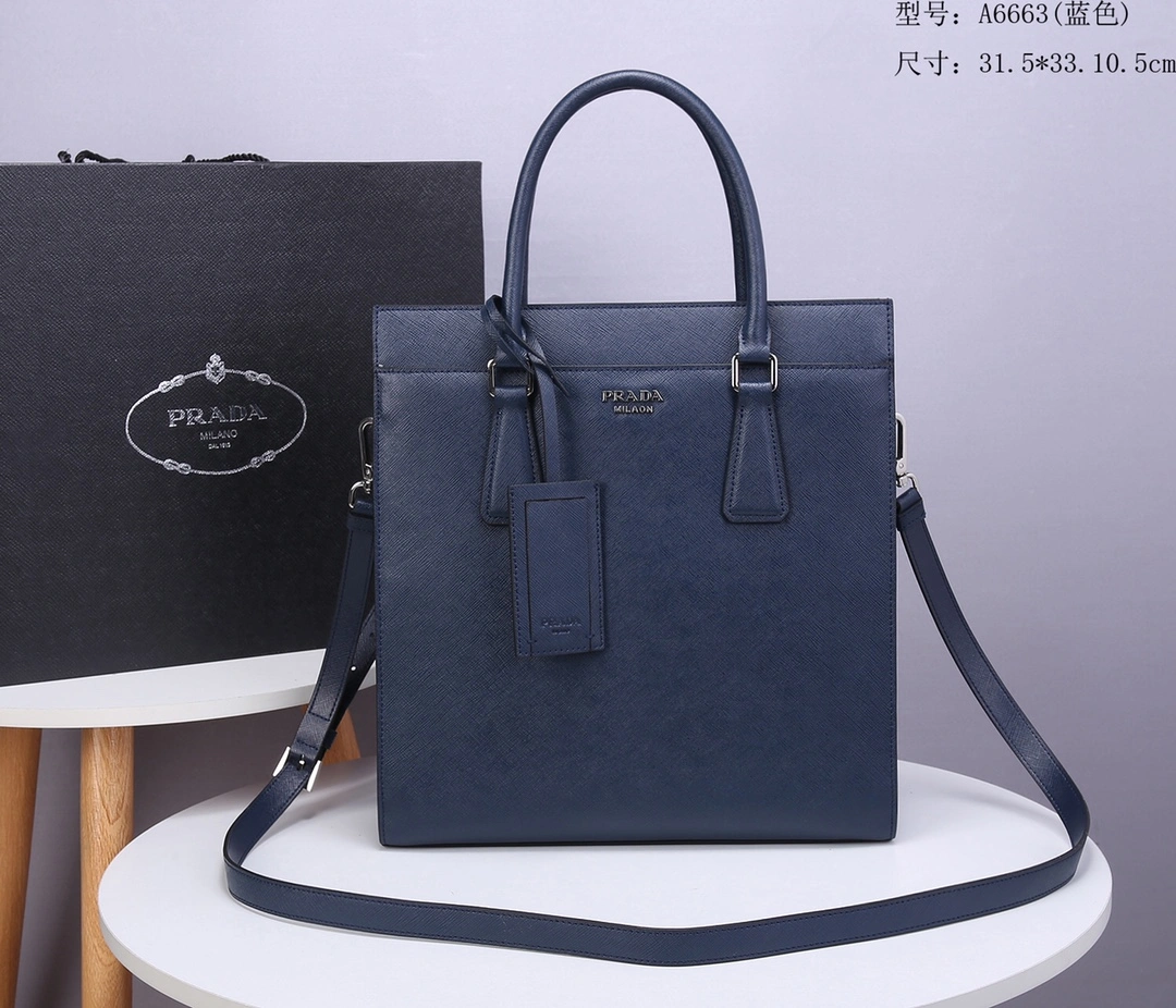 P*rada Top Bag 31.5*33*10.5cm Colorful 9476