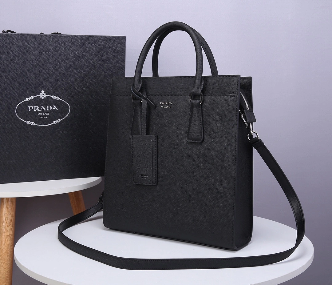 P*rada Top Bag 31.5*33*10.5cm Neat 9477