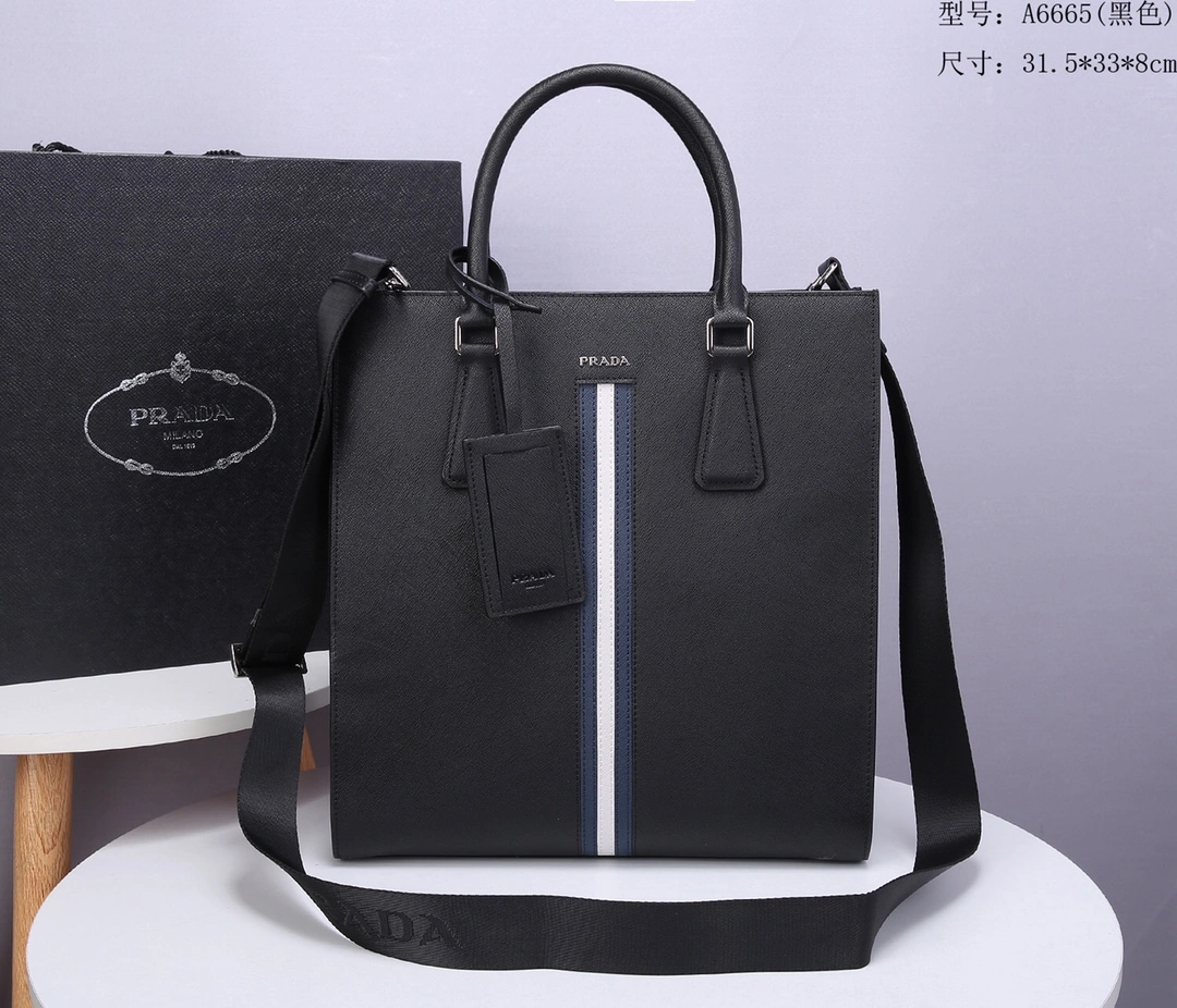 P*rada Top Bag 31.5*33*8cm Trendy 9473