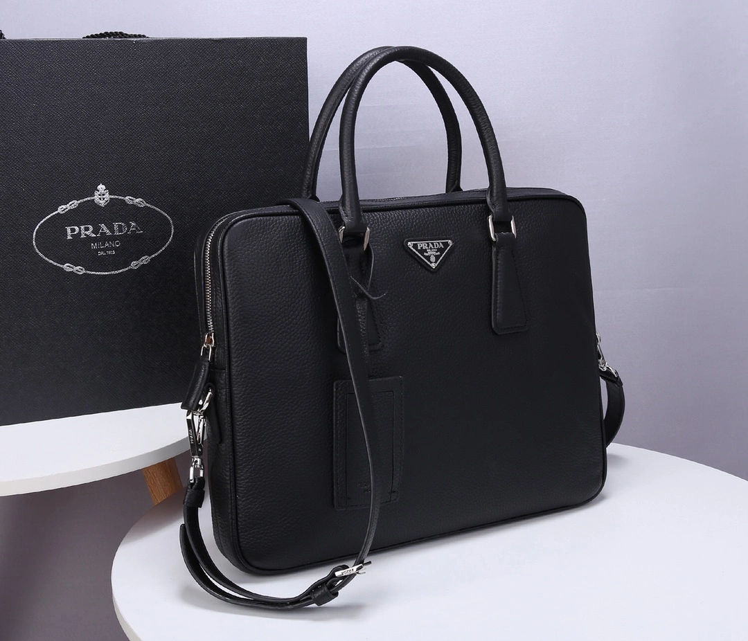 P*rada Top Bag 36*28*4cm Soft 9537