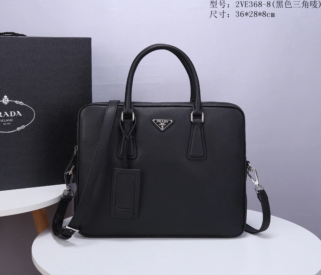 P*rada Top Bag 36*28*4cm Soft 9537