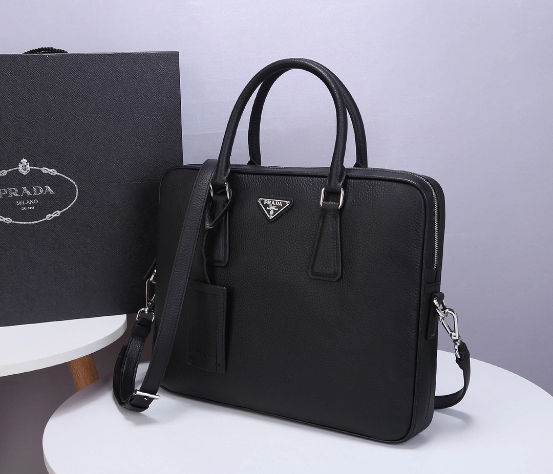 P*rada Top Bag 36*28*4cm Soft 9537