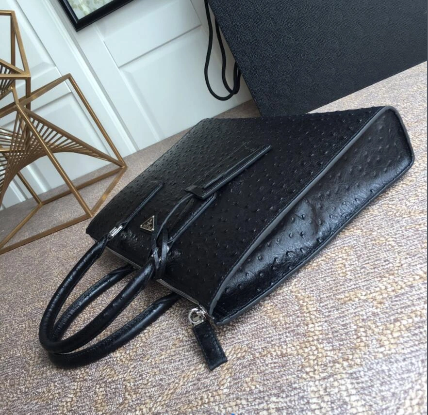 ZipUp P*rada Top Bag 38*29*6cm 9468