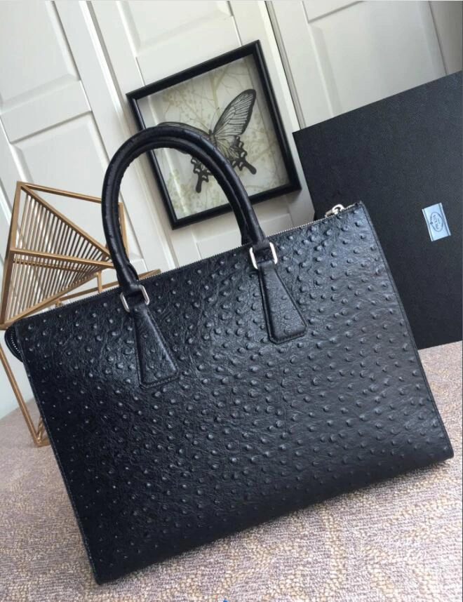 ZipUp P*rada Top Bag 38*29*6cm 9468
