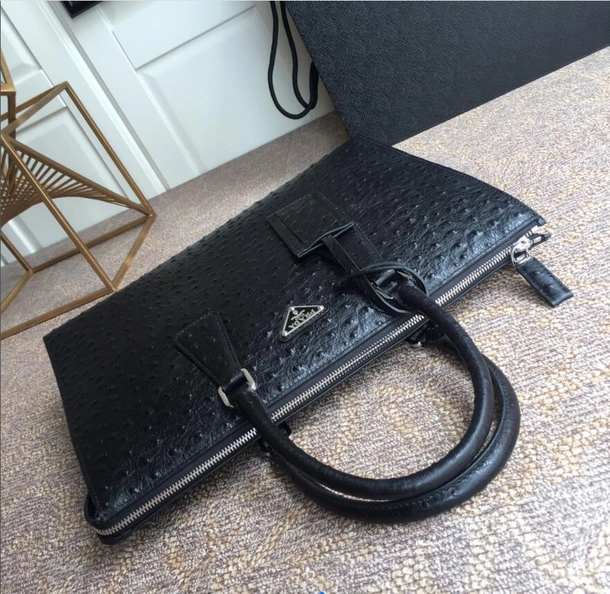 ZipUp P*rada Top Bag 38*29*6cm 9468