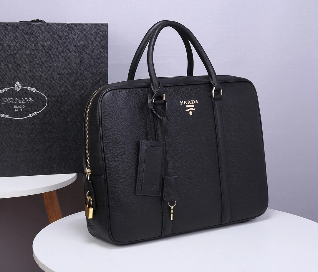 P*rada Top Bag 40*30*9cm Stylish 9536