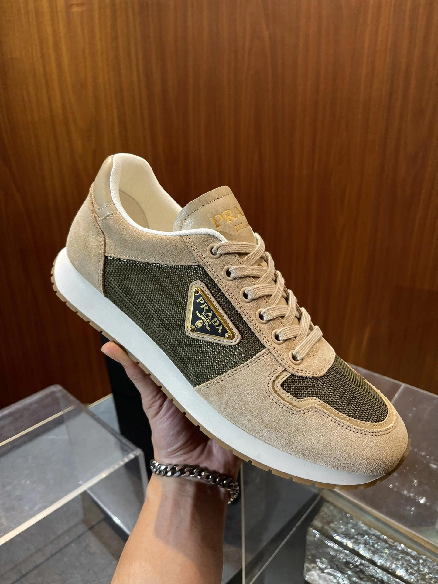 P*rada Top Sneaker Low RR 20240813- WeatherProof 6356