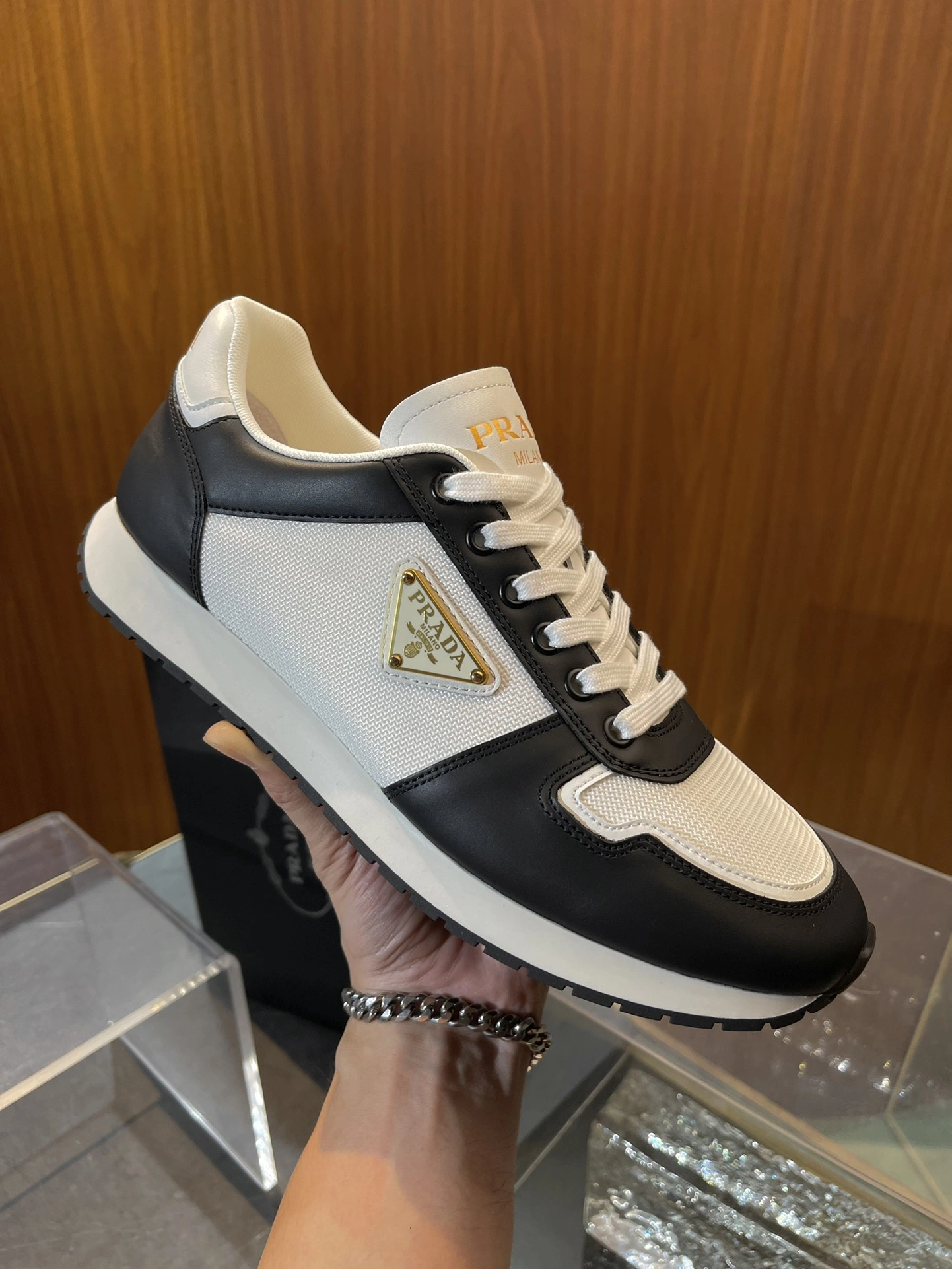 P*rada Top Sneaker Low RR 20240813- WeatherProof 6356