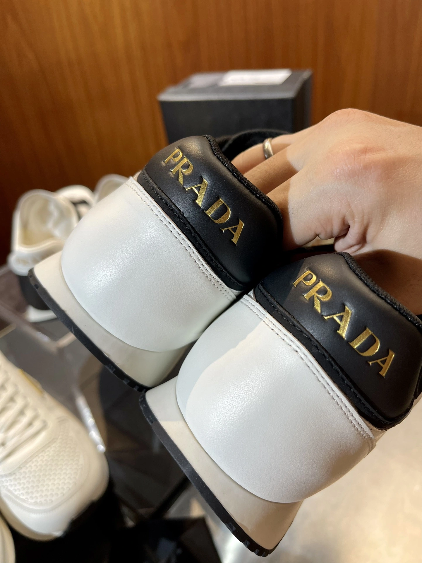P*rada Top Sneaker Low RR 20240813- WeatherProof 6356