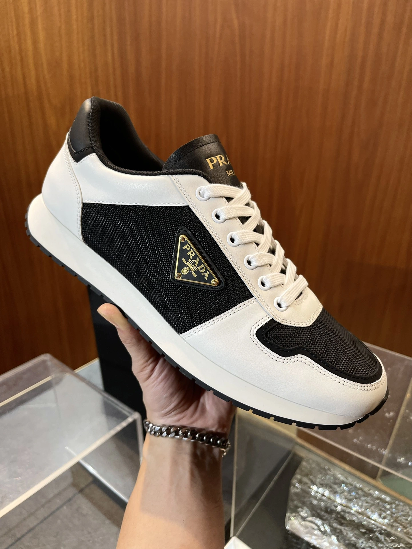 P*rada Top Sneaker Low RR 20240813- WeatherProof 6356