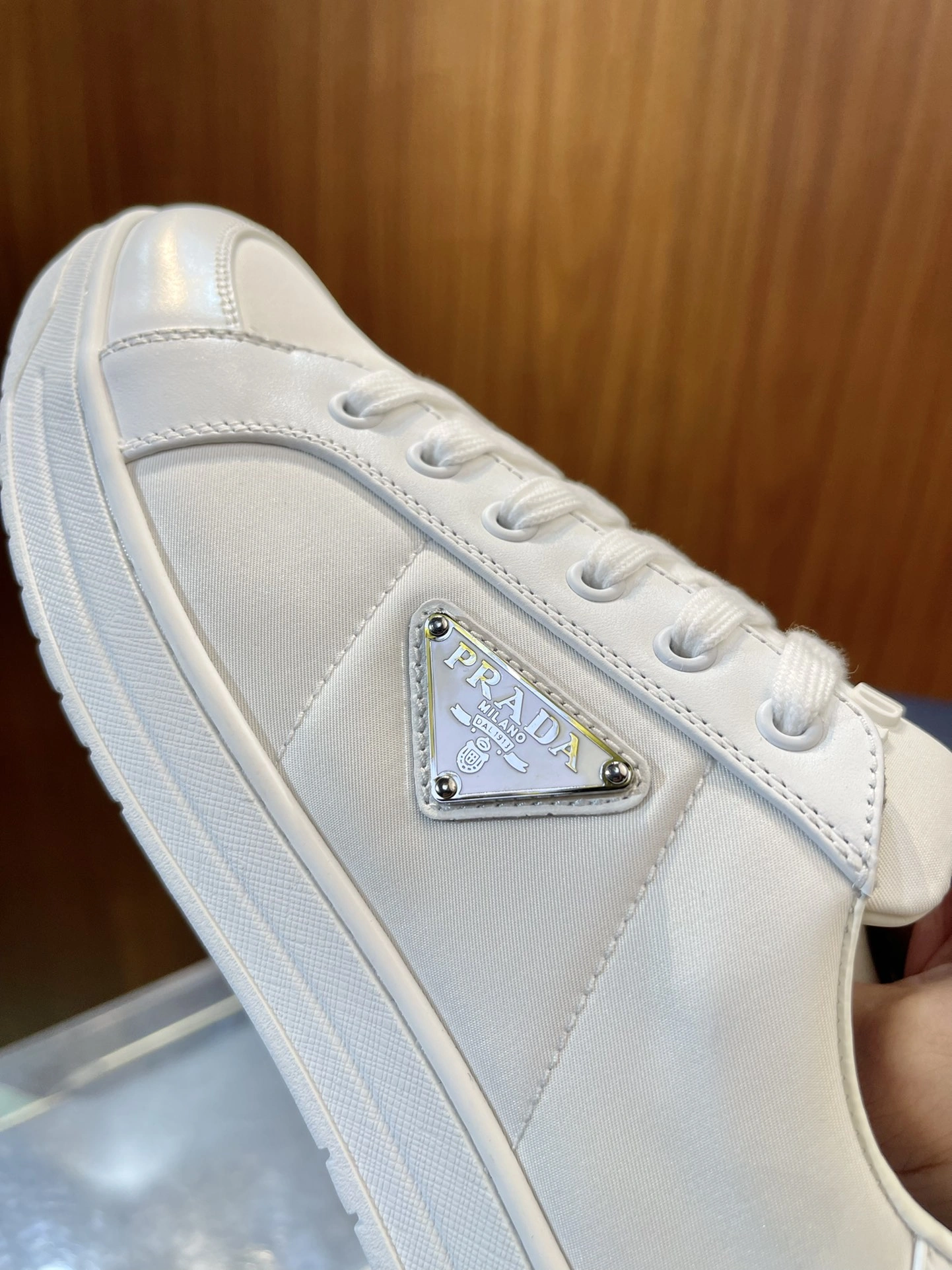 P*rada Top Sneaker Low RR 20240815- Breathable 6345