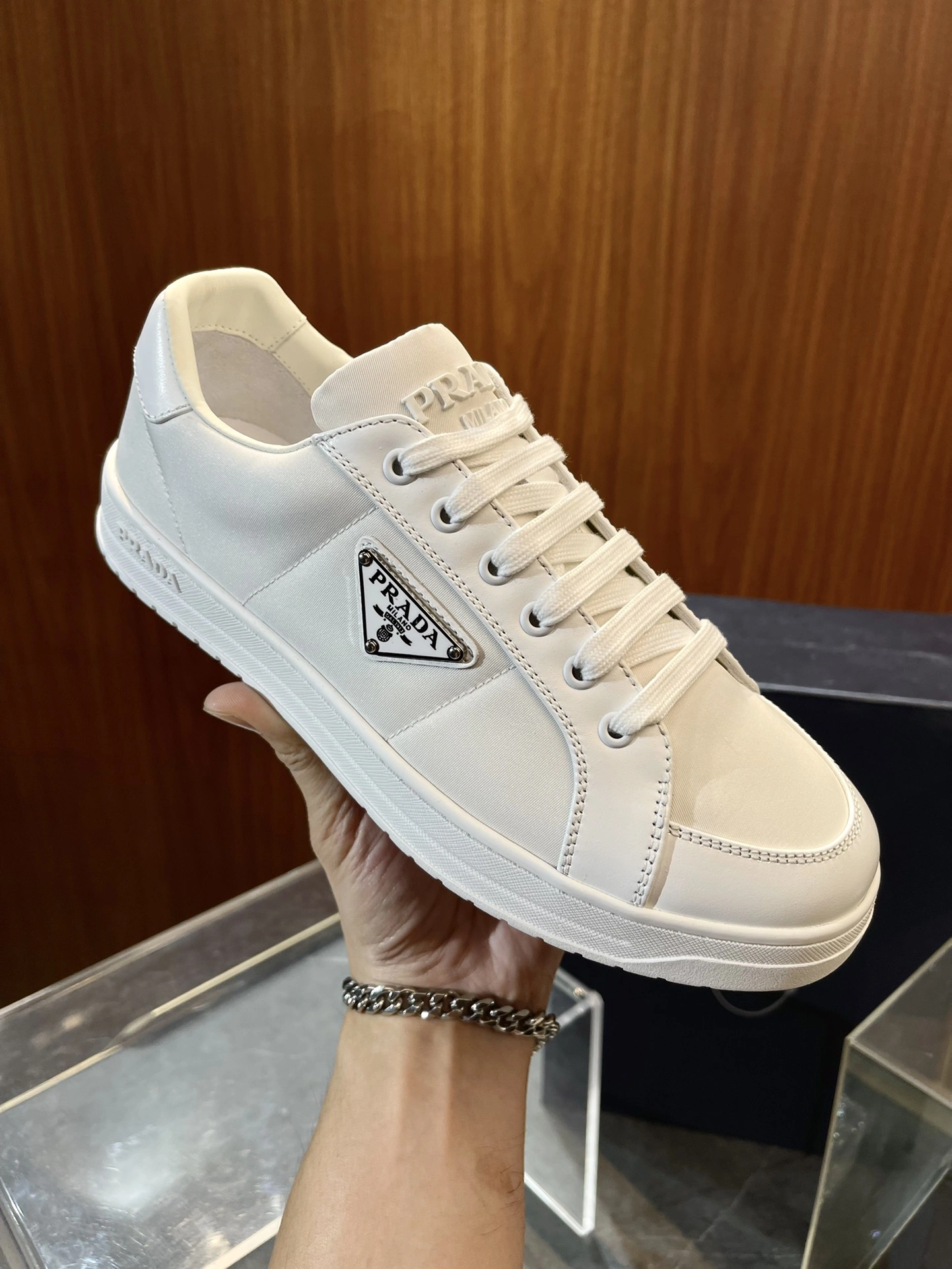 P*rada Top Sneaker Low RR 20240815- Breathable 6345