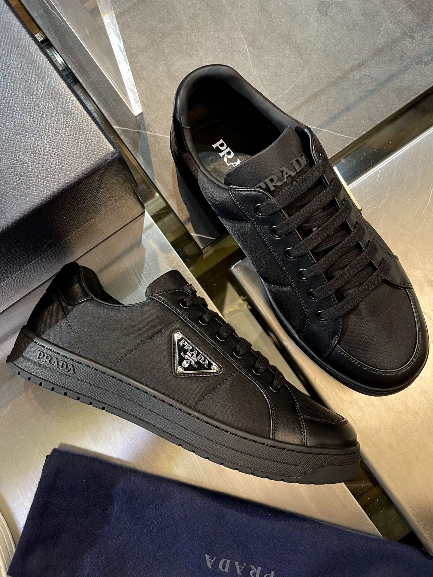 P*rada Top Sneaker Low RR 20240815- Breathable 6345