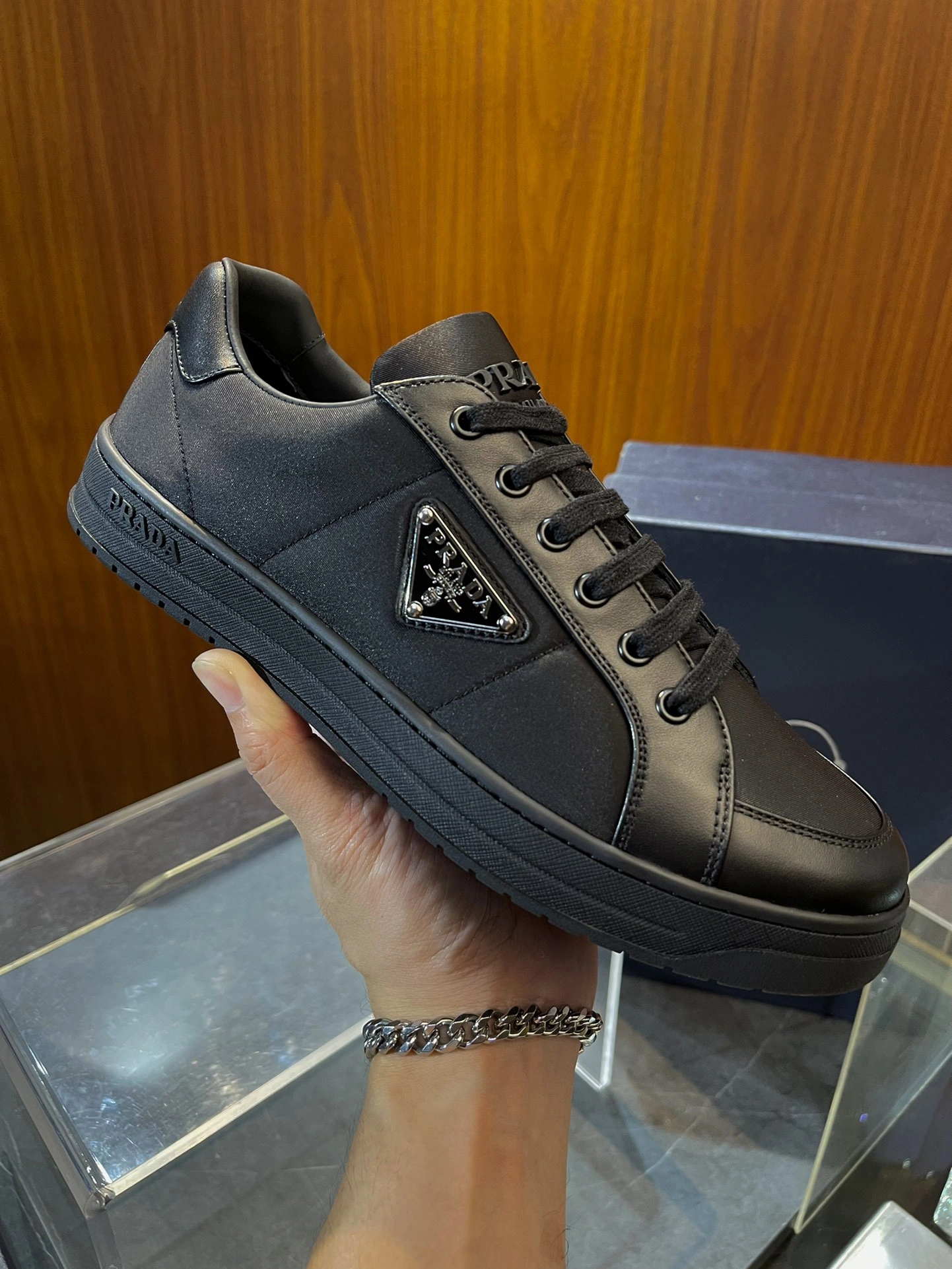 P*rada Top Sneaker Low RR 20240815- Breathable 6345