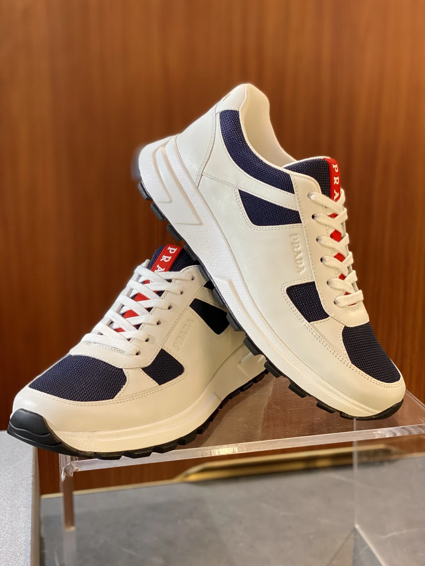 Sleek P*rada Top Sneaker Low RR 20250416- 6326