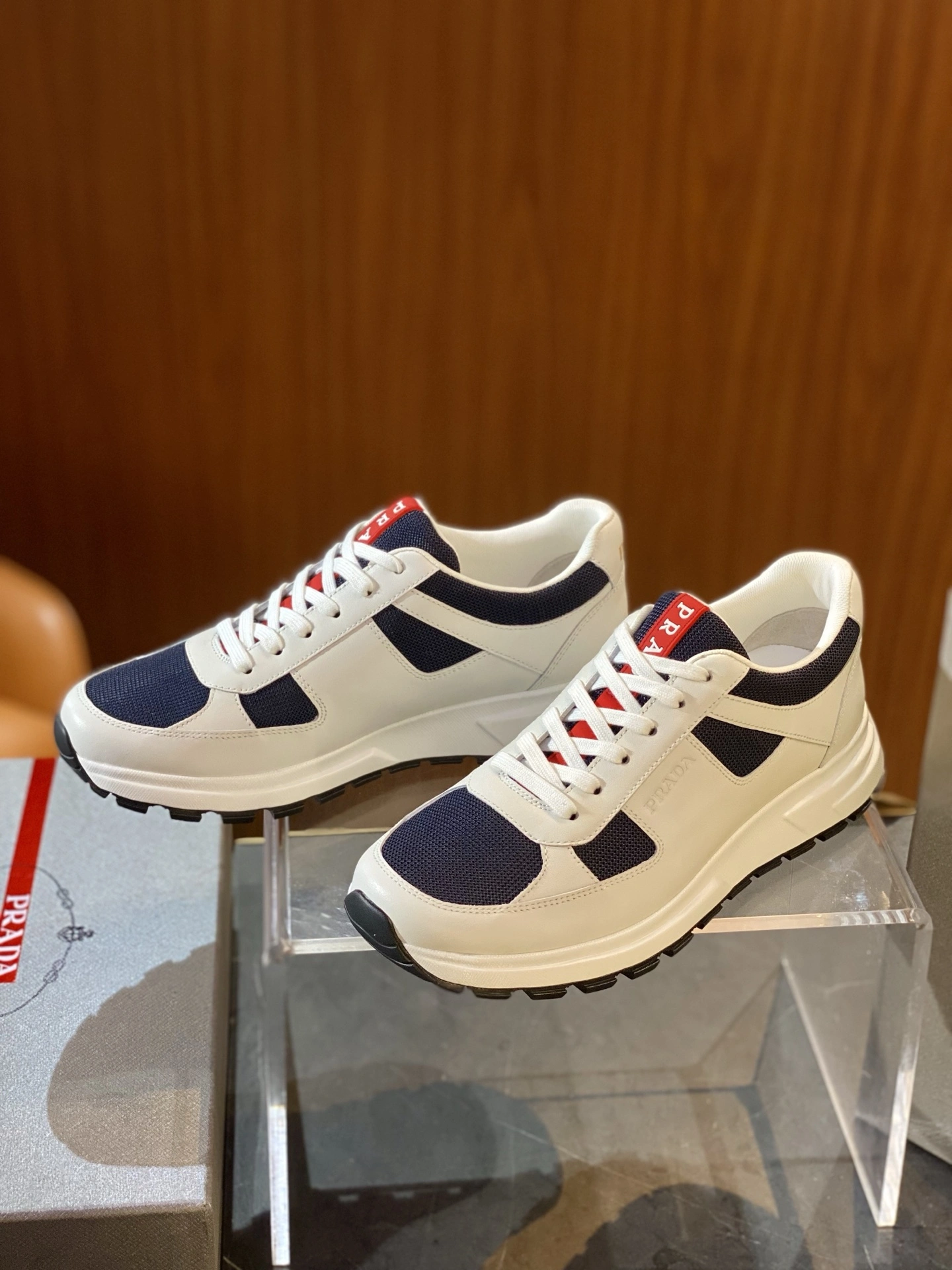 Sleek P*rada Top Sneaker Low RR 20250416- 6326