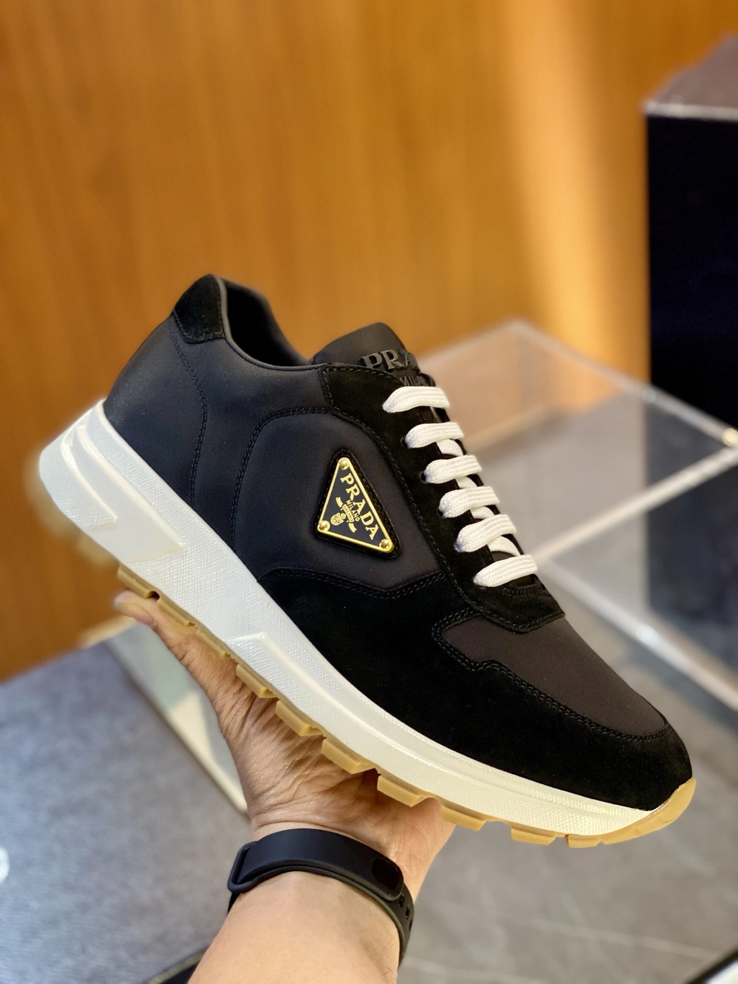 Chic P*rada Top Sneaker Low RR 20250416- 6310