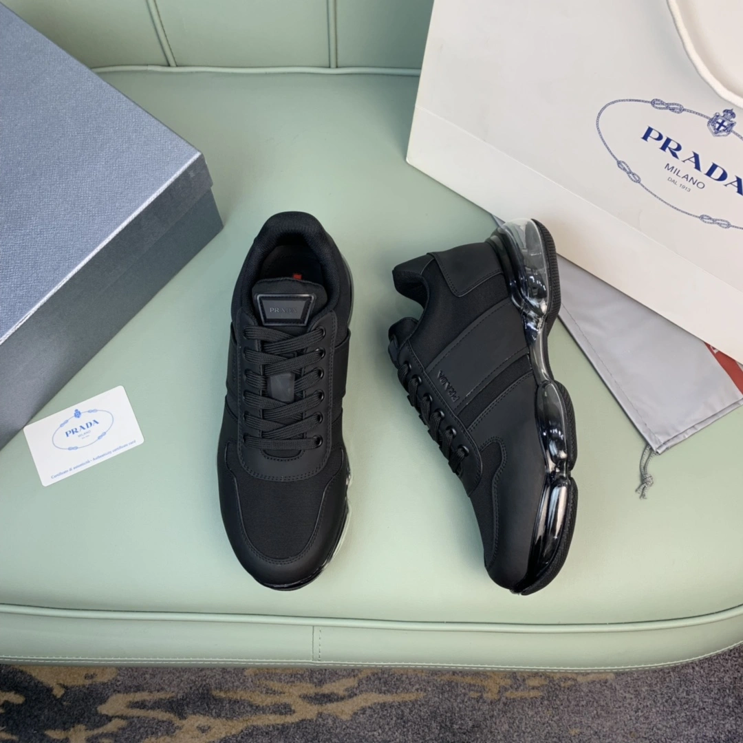 P*rada Top Sneakers Low CL 20230825- Durable 6525