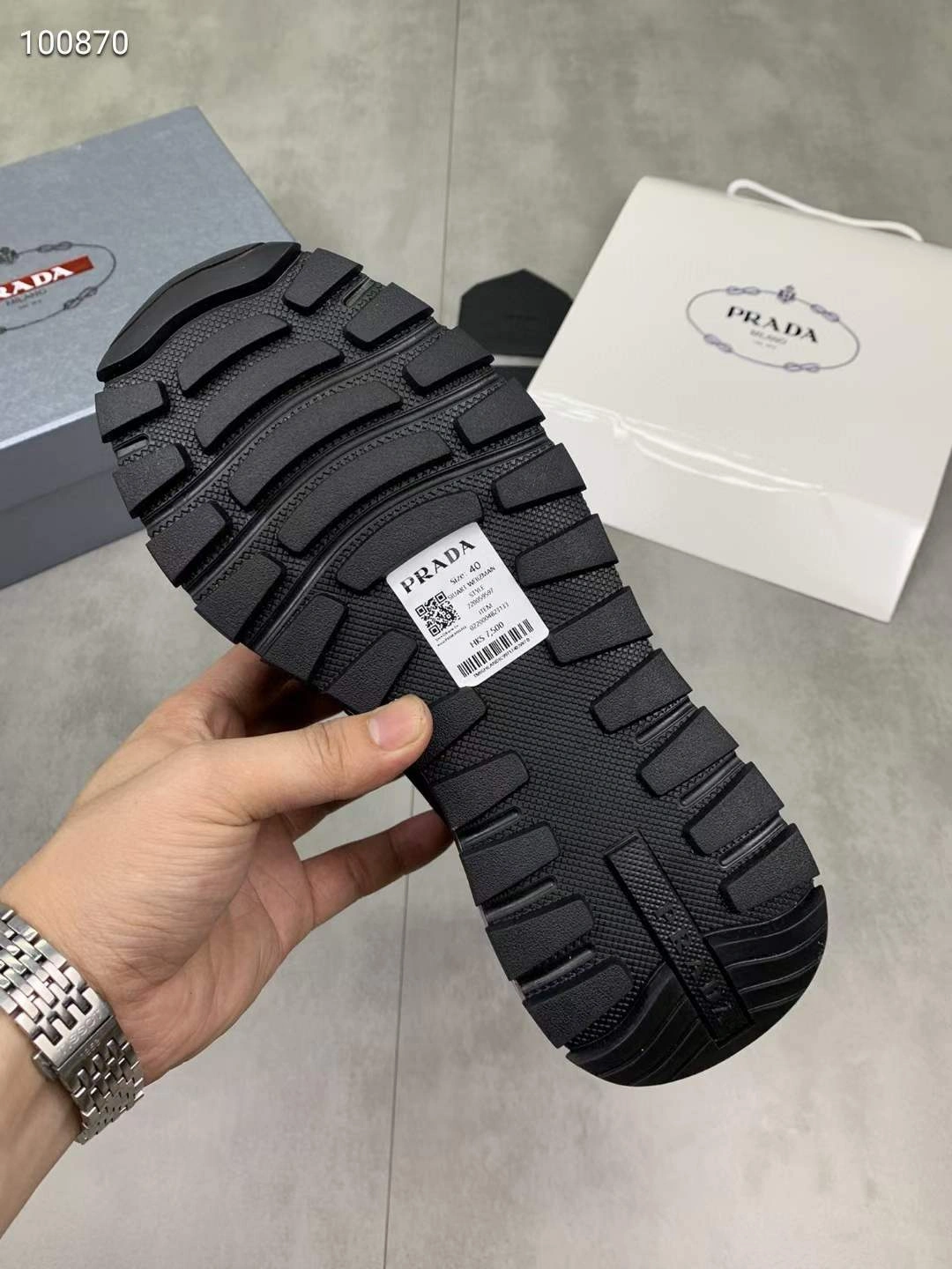 P*rada Top Sneakers Low CL 20230825- FreshLook 6524