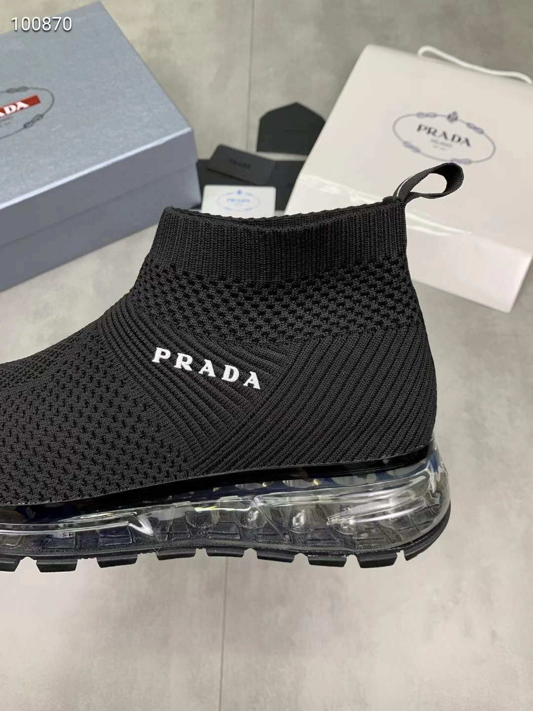 P*rada Top Sneakers Low CL 20230825- FreshLook 6524