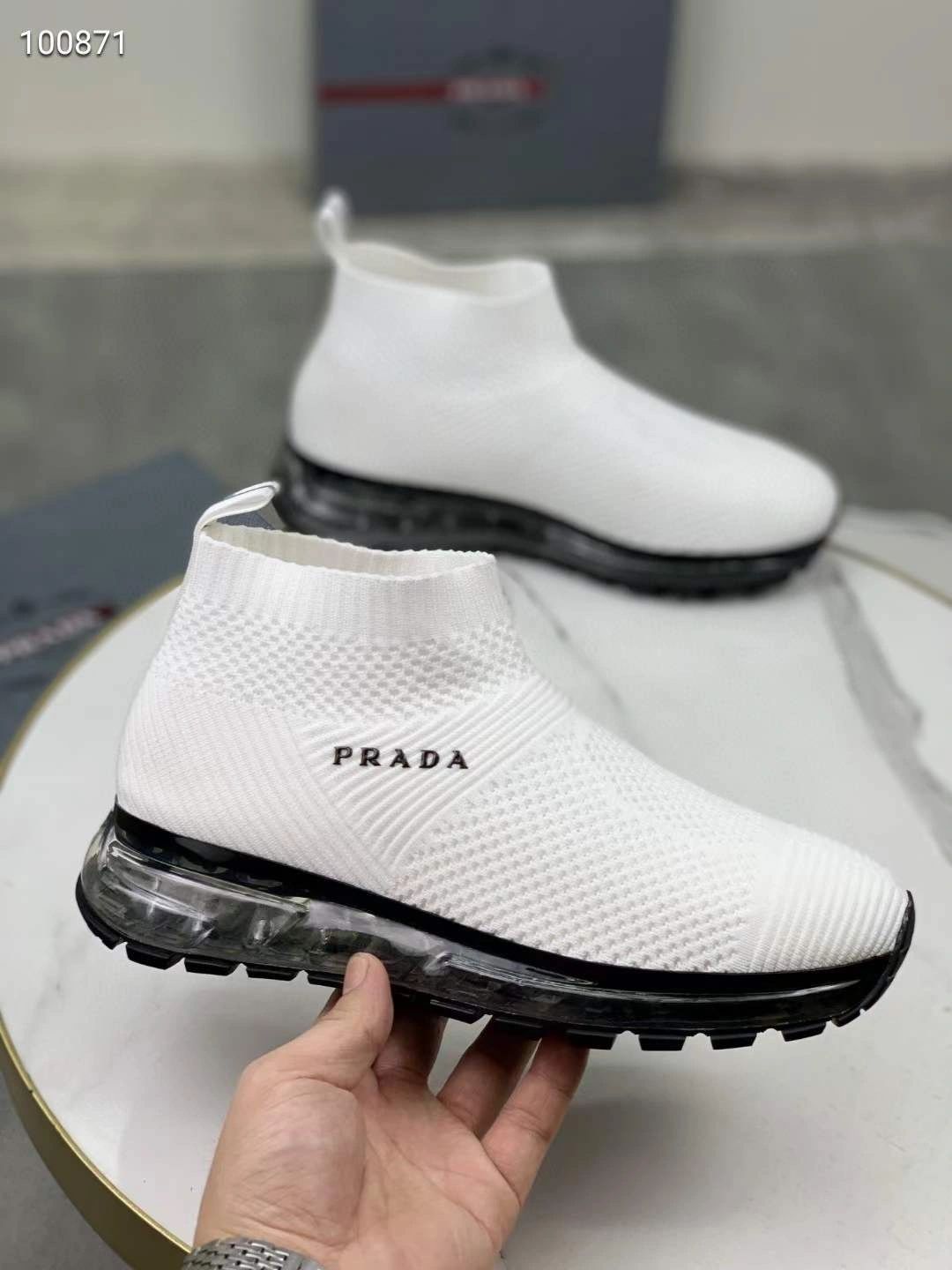 P*rada Top Sneakers Low CL 20230825- Colorful 6523