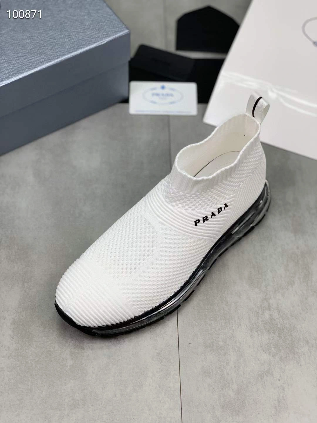 P*rada Top Sneakers Low CL 20230825- Colorful 6523