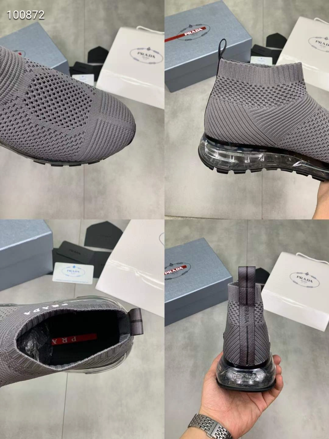 P*rada Top Sneakers Low CL 20230825- FlexibleFit 6522