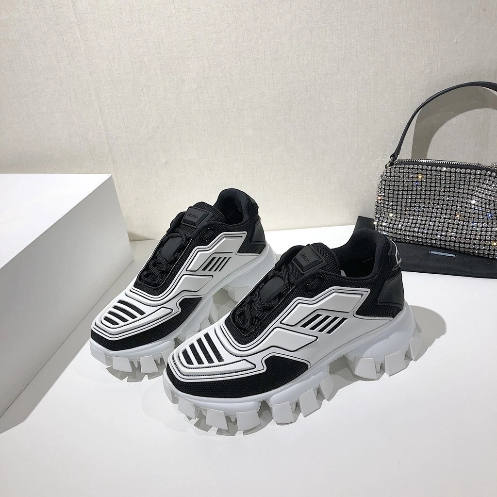 P*rada Top Sneakers Low CL 20230825- Popular 6514
