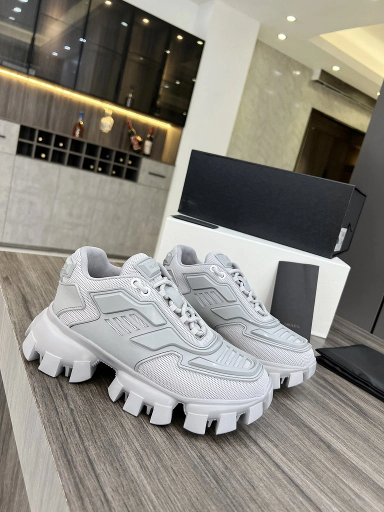 P*rada Top Sneakers Low CL 20230825- Sleek 6504