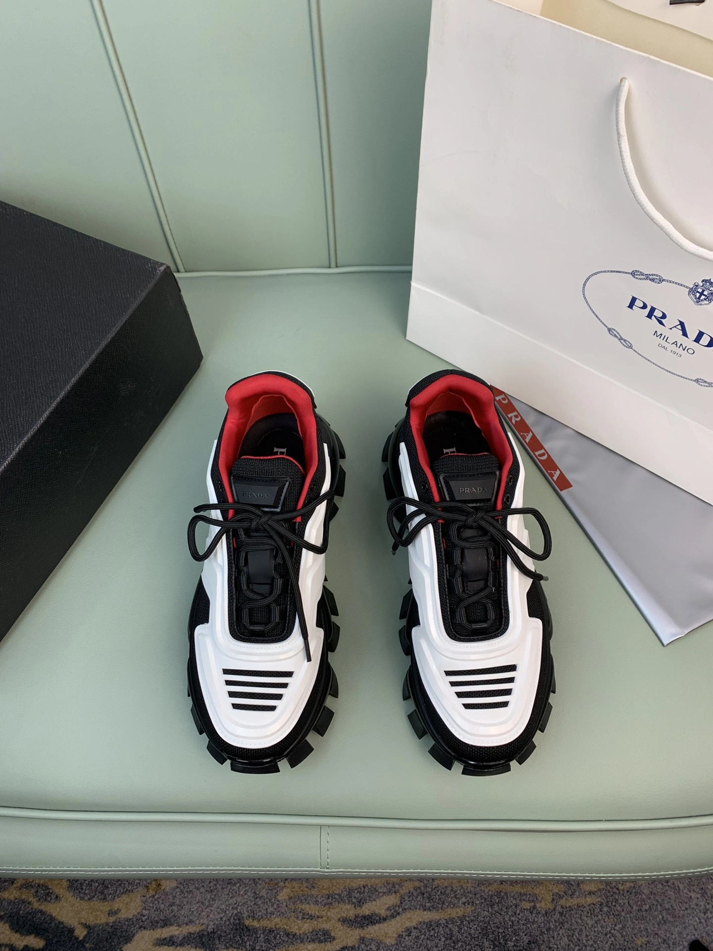 P*rada Top Sneakers Low CL 20230825- TimelessDesign 6505