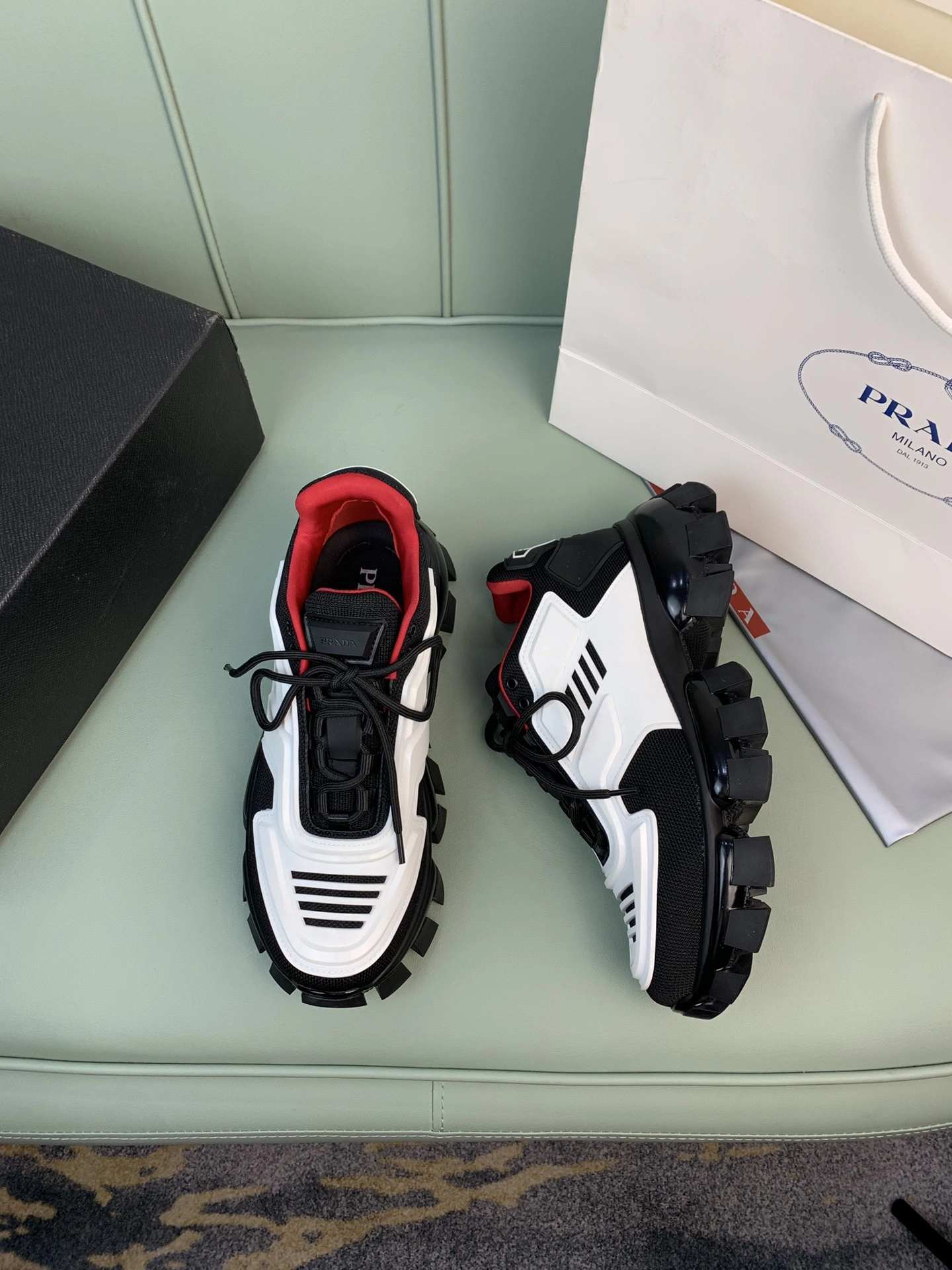 P*rada Top Sneakers Low CL 20230825- TimelessDesign 6505