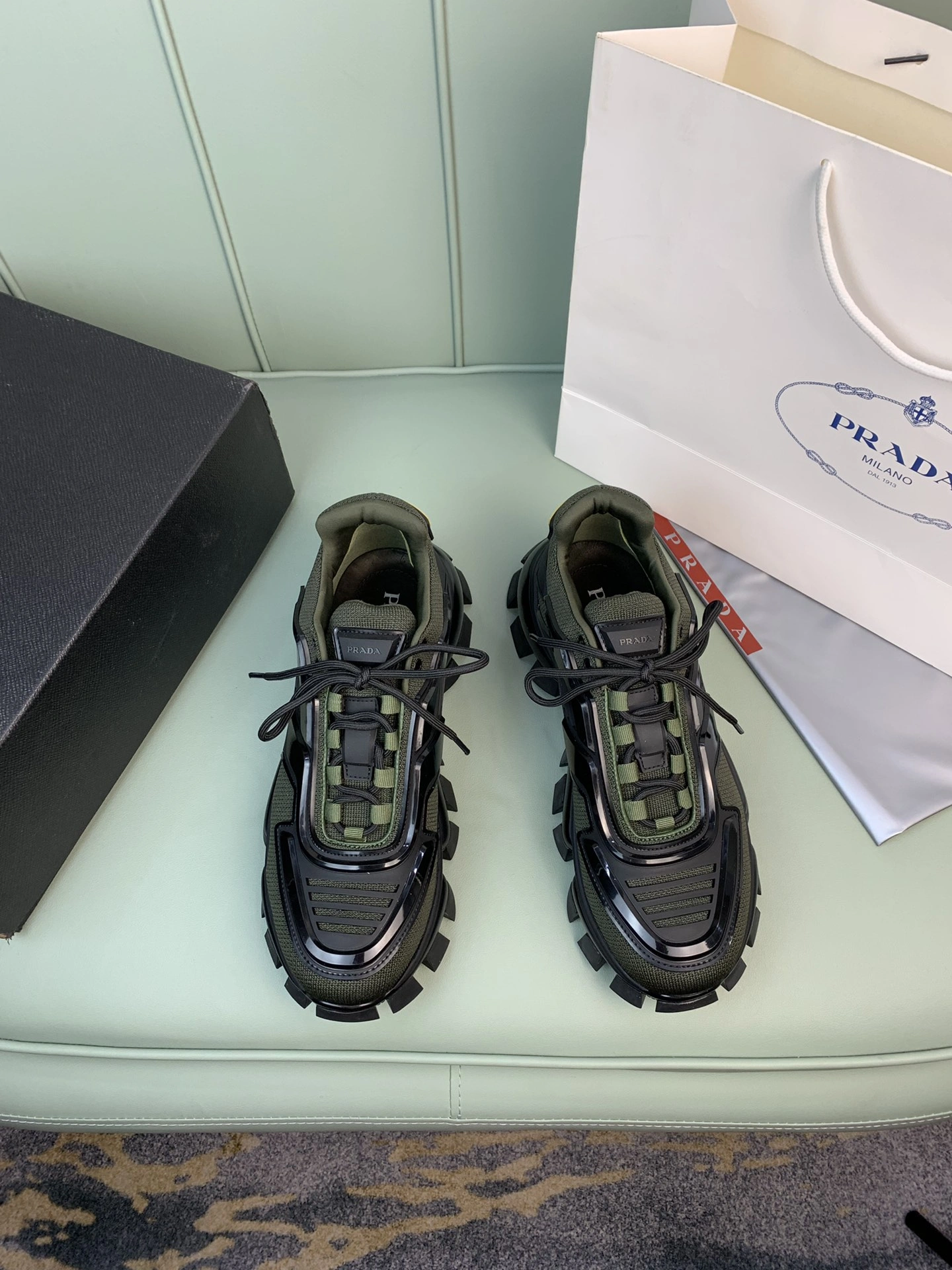 Premium P*rada Top Sneakers Low CL 20230825- 6502