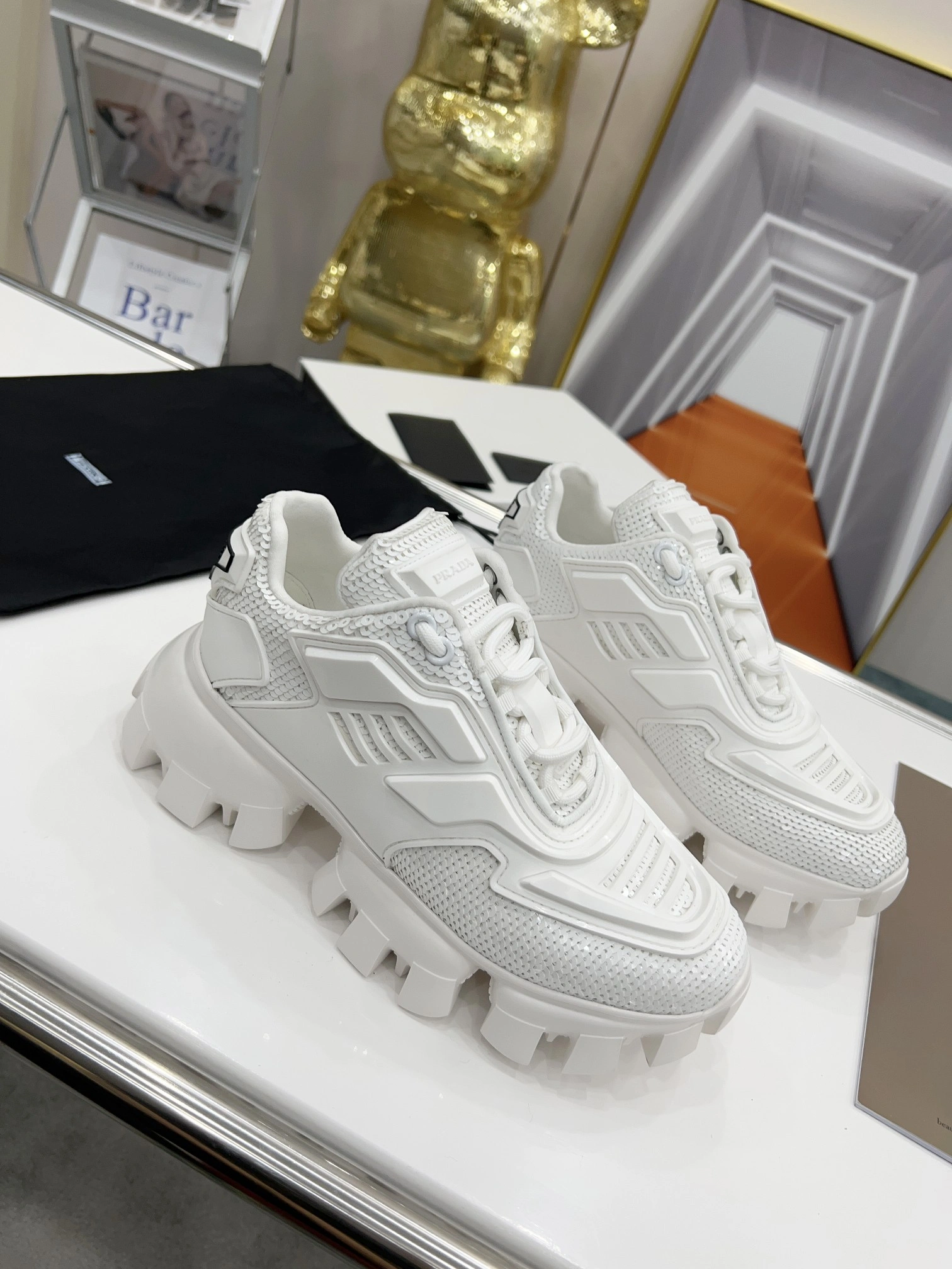 P*rada Top Sneakers Low CL 20230825- Versatile 6499