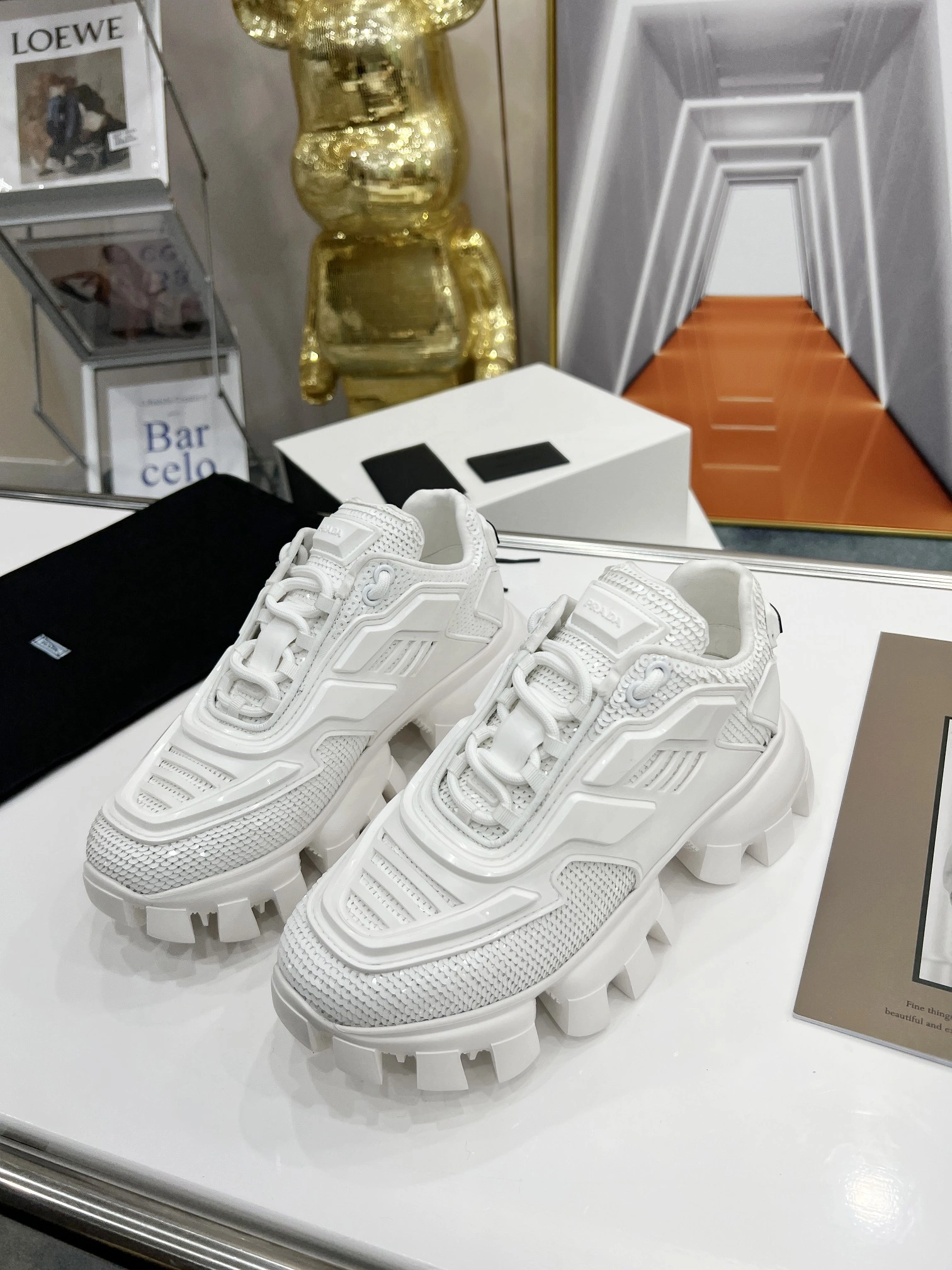 P*rada Top Sneakers Low CL 20230825- Versatile 6499
