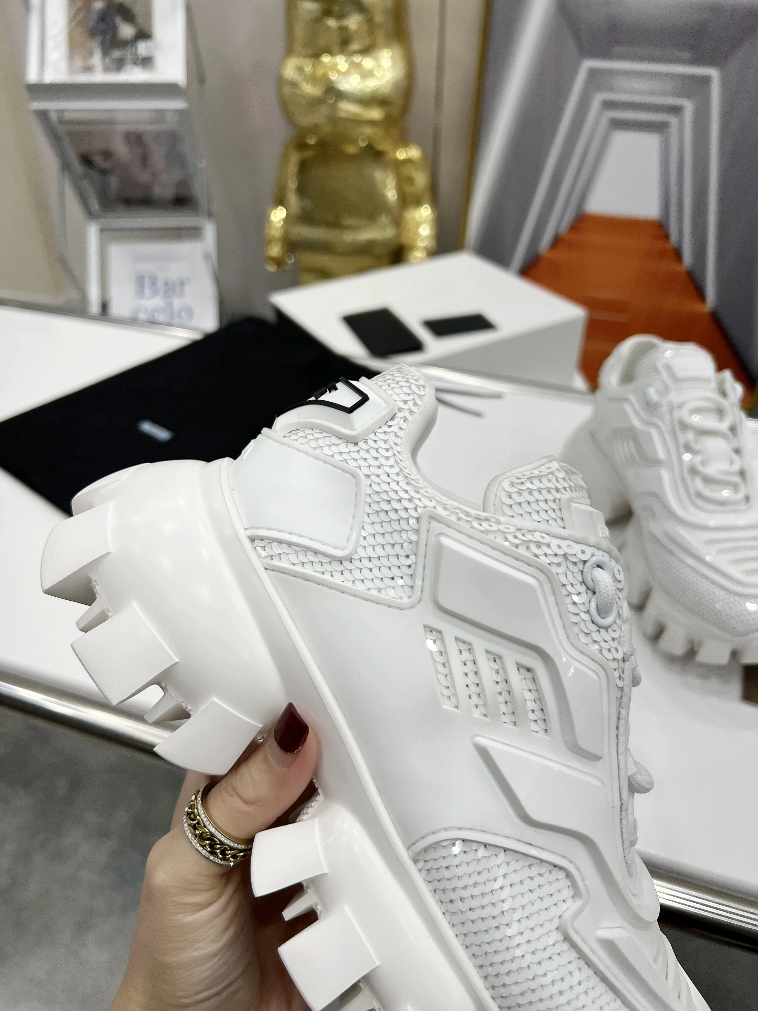 P*rada Top Sneakers Low CL 20230825- Versatile 6499