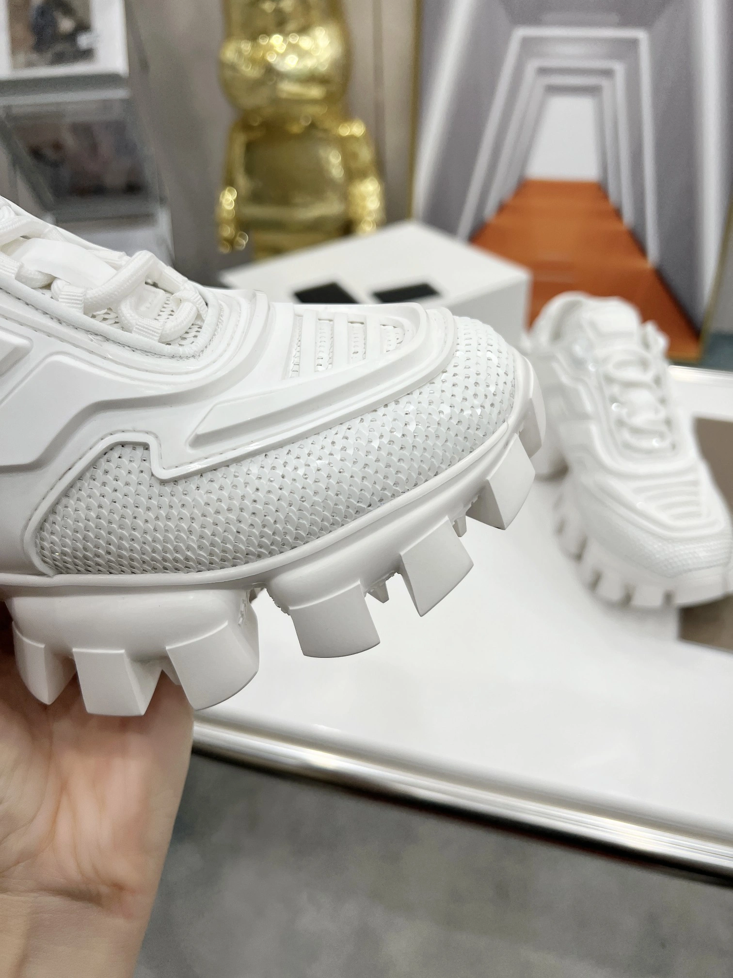 P*rada Top Sneakers Low CL 20230825- Versatile 6499