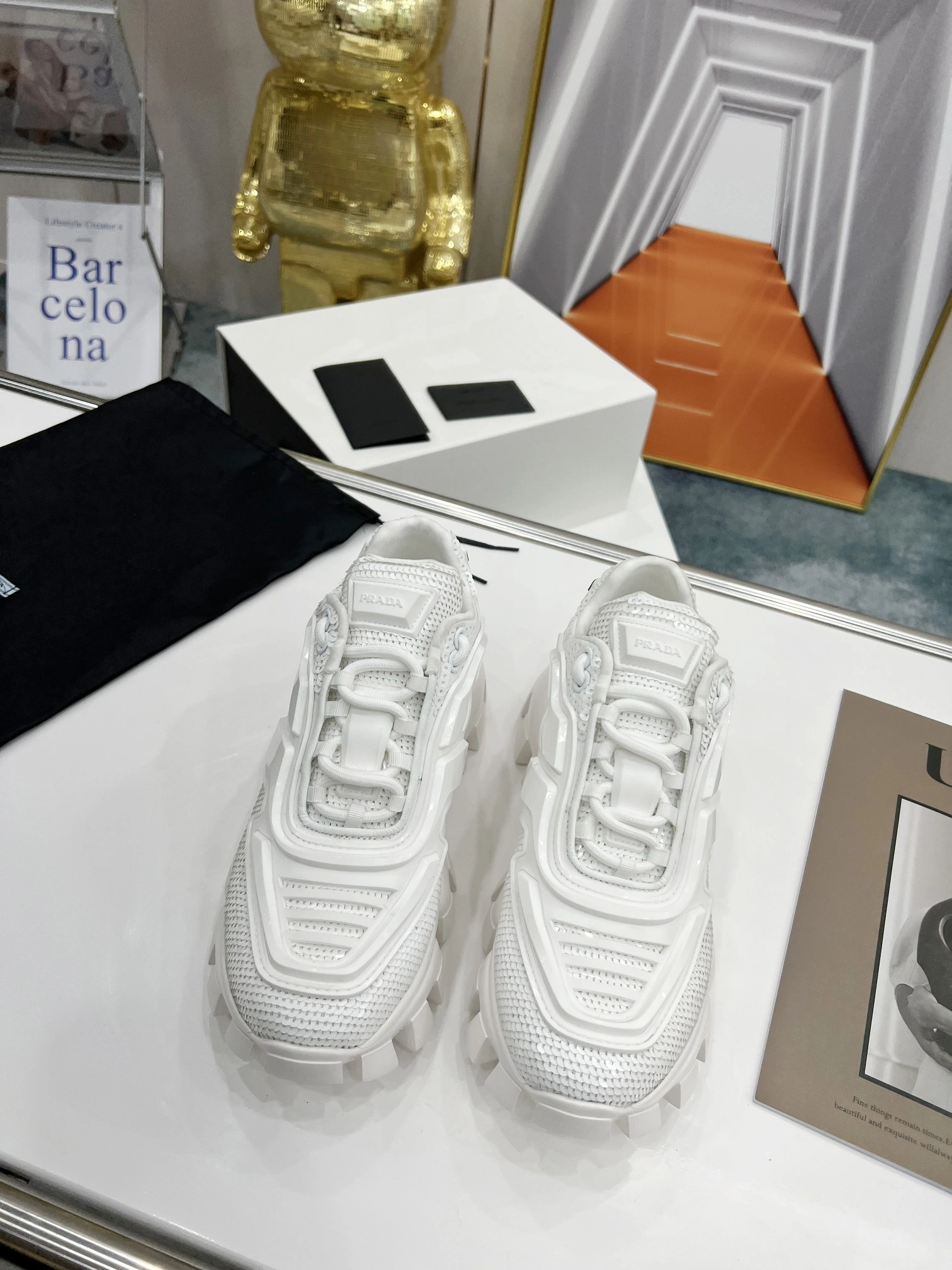 P*rada Top Sneakers Low CL 20230825- Versatile 6499