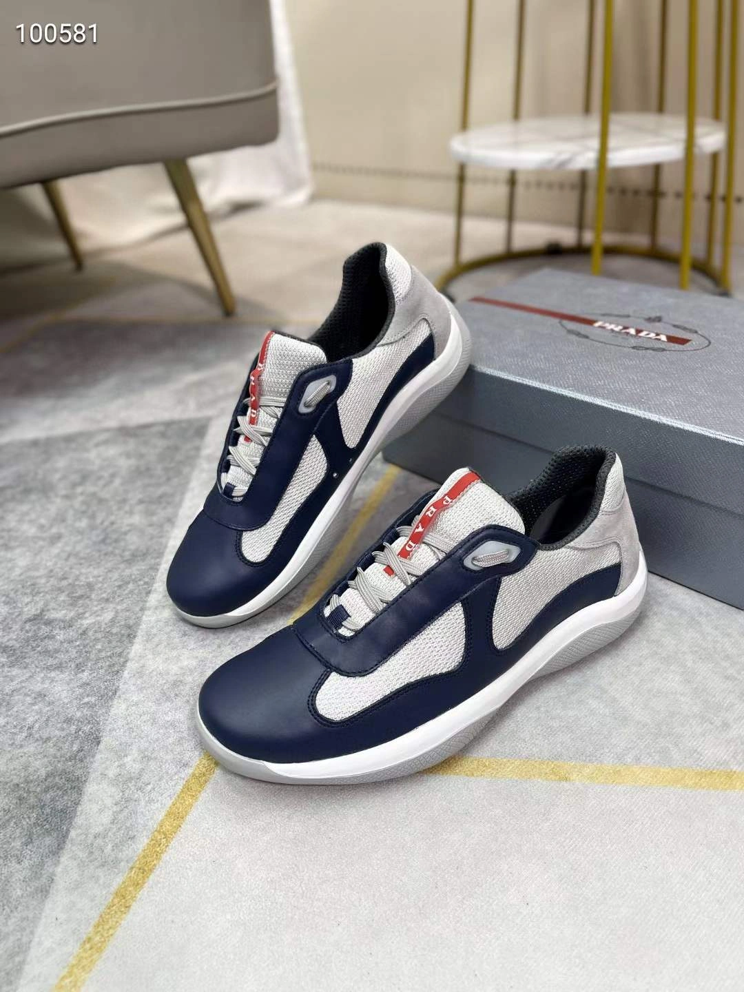 P*rada Top Sneakers Low CL 20230825- WeatherProof 6495