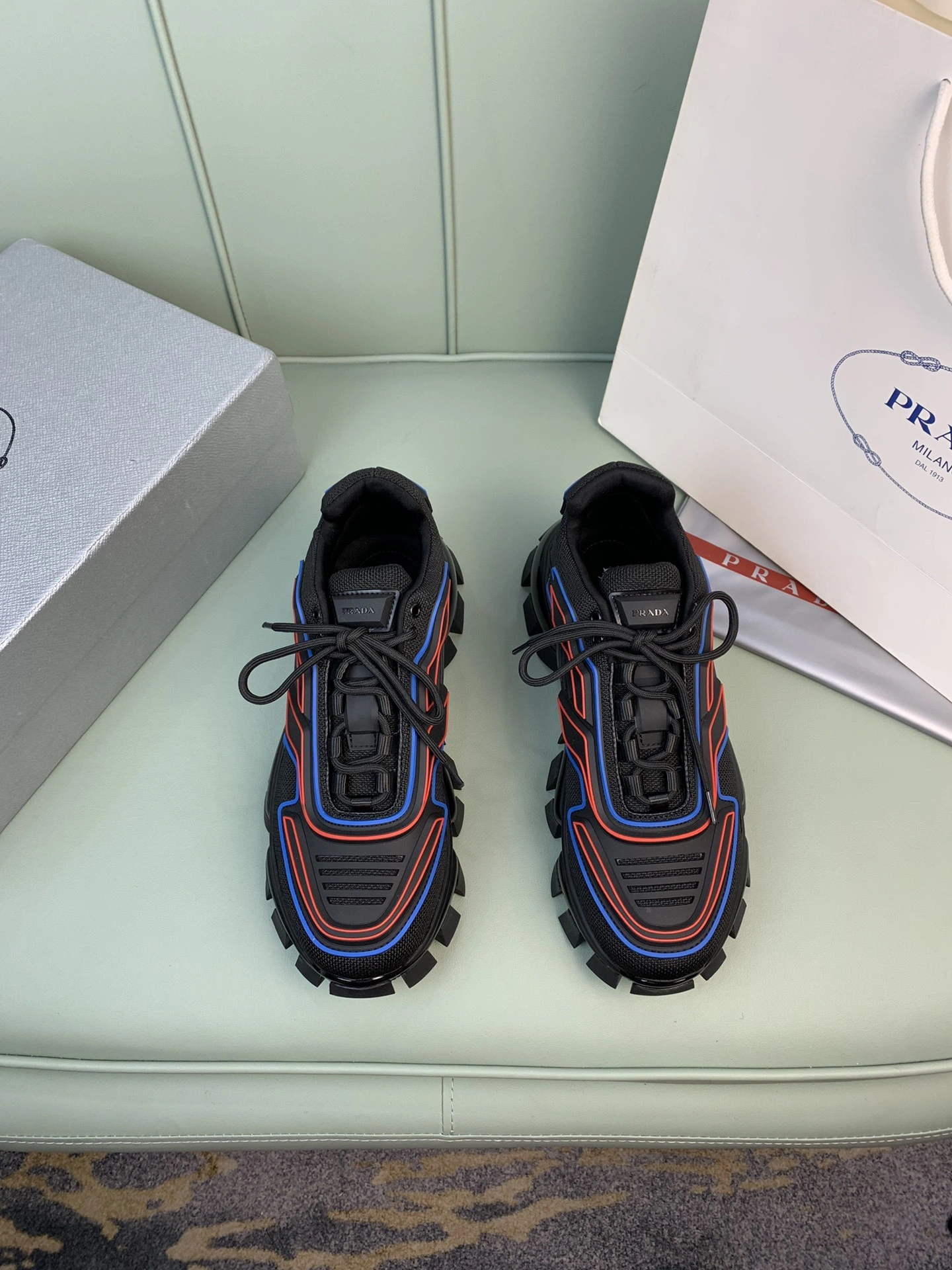 FlexibleFit P*rada Top Sneakers Low CL 20230825- 6494