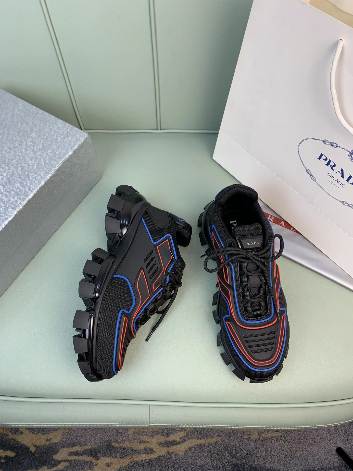 FlexibleFit P*rada Top Sneakers Low CL 20230825- 6494