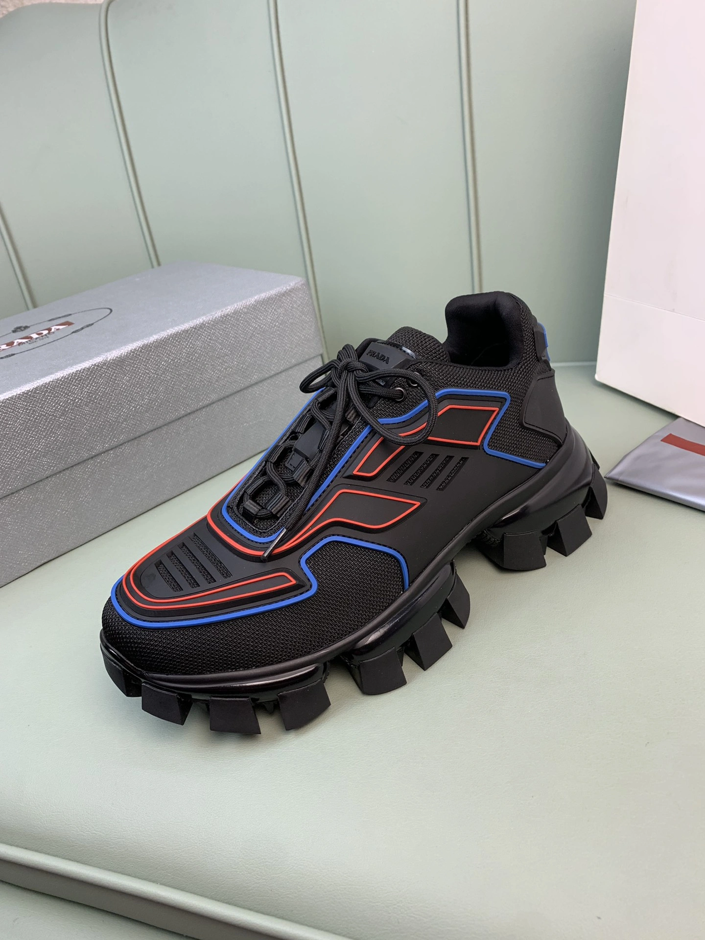 FlexibleFit P*rada Top Sneakers Low CL 20230825- 6494