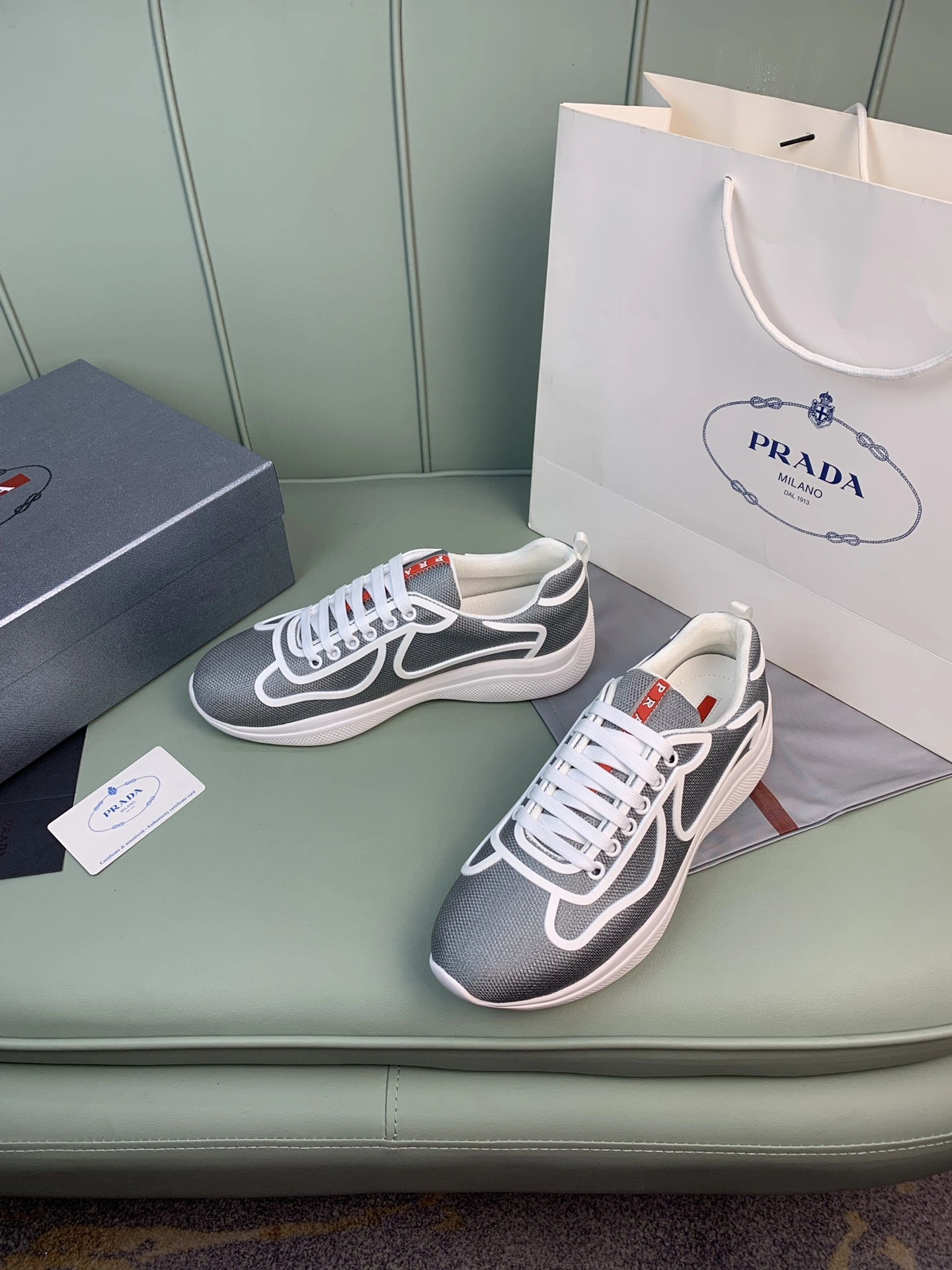 StreetReady P*rada Top Sneakers Low CL 20230825- 6490