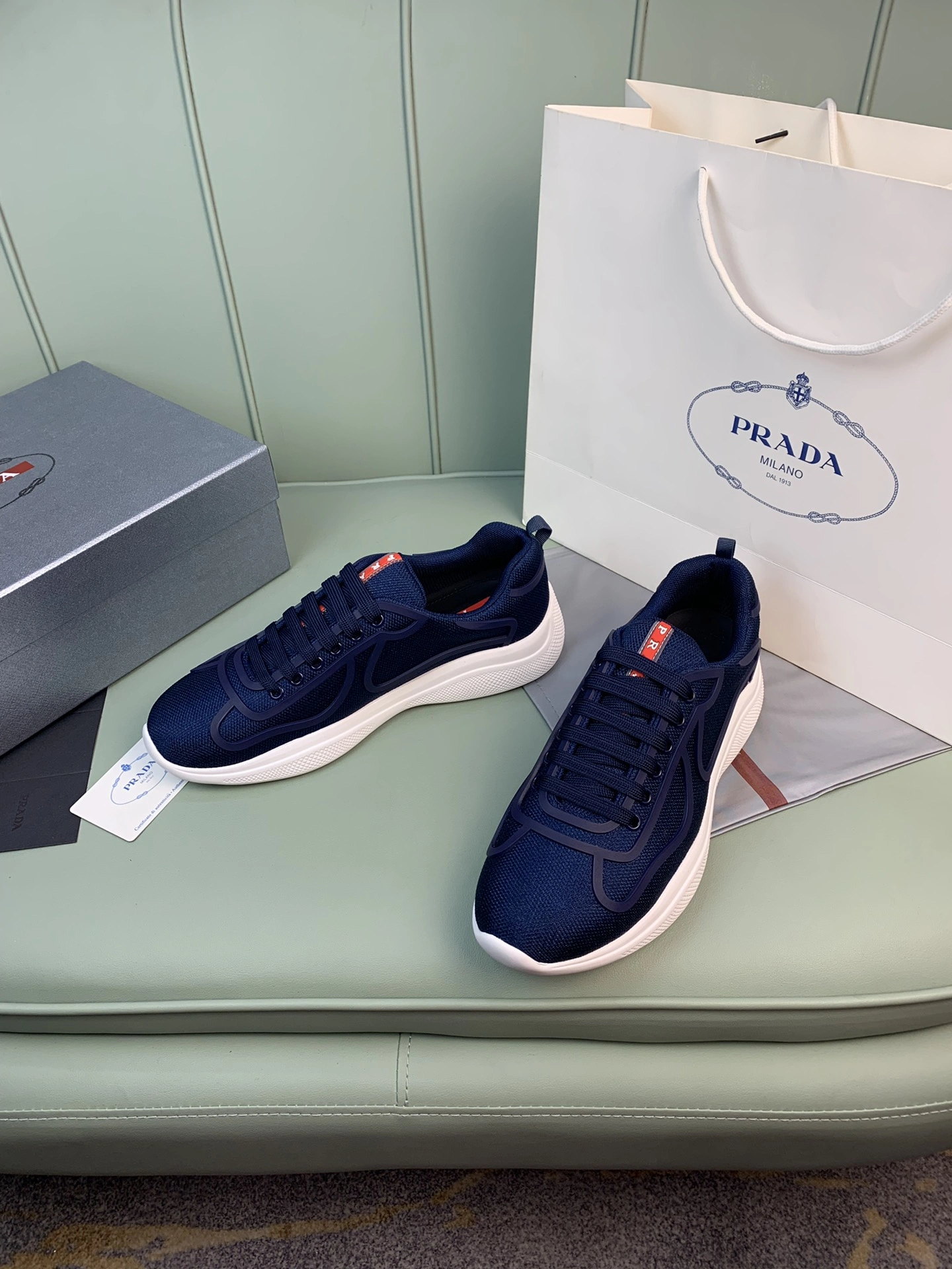 Tailored P*rada Top Sneakers Low CL 20230825- 6487