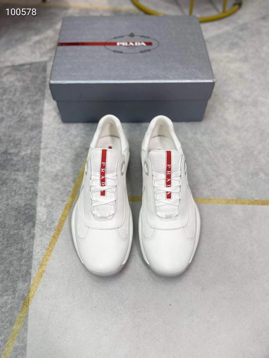 Flexible P*rada Top Sneakers Low CL 20230825- 6489