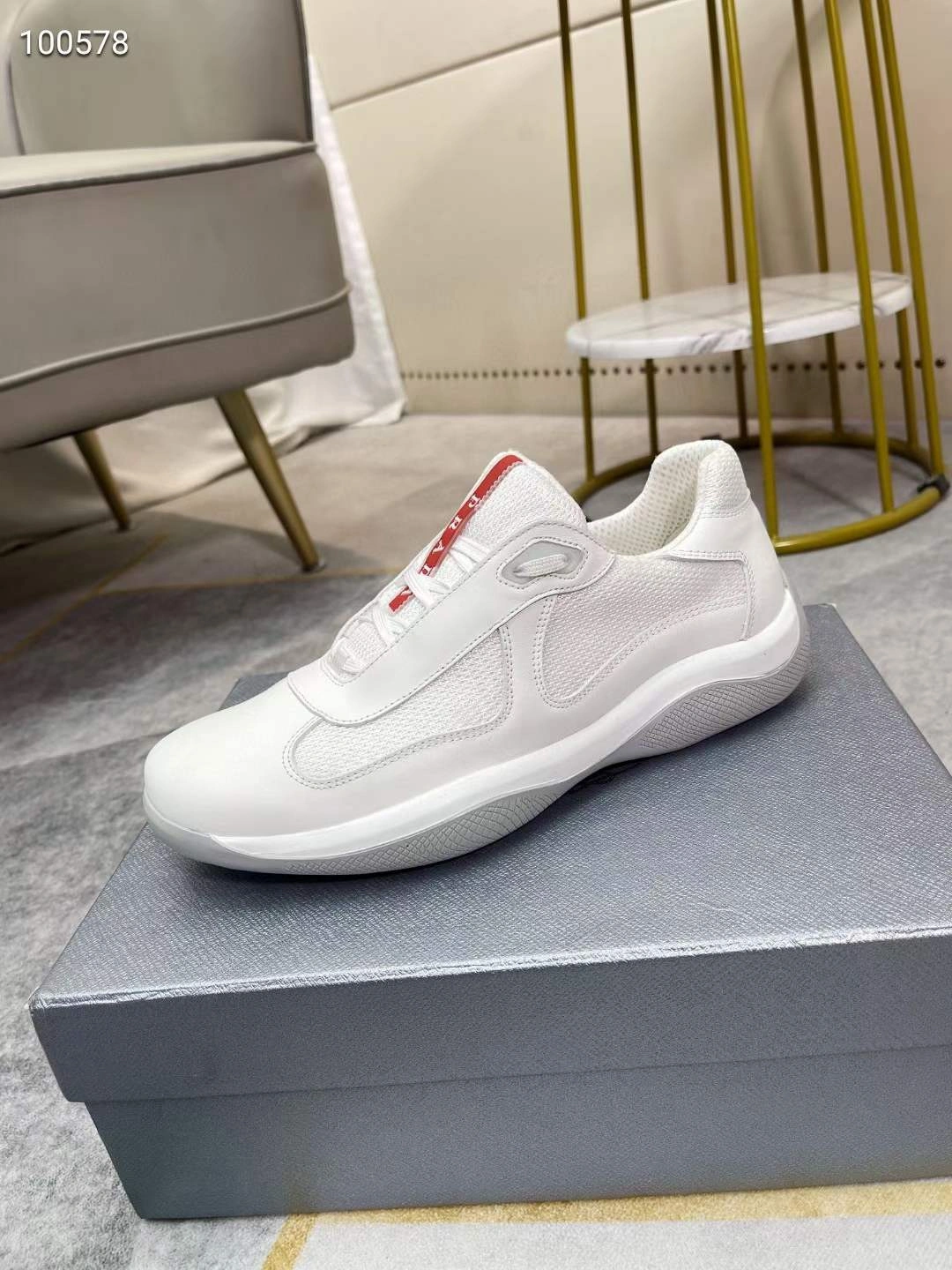 Flexible P*rada Top Sneakers Low CL 20230825- 6489