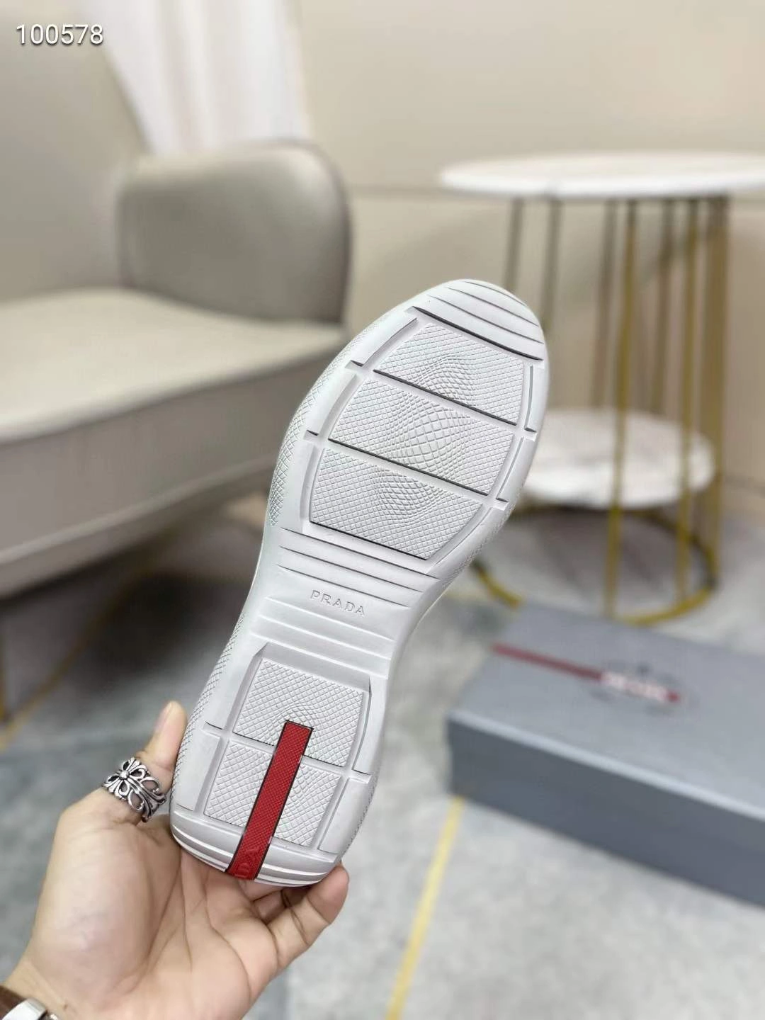 Flexible P*rada Top Sneakers Low CL 20230825- 6489
