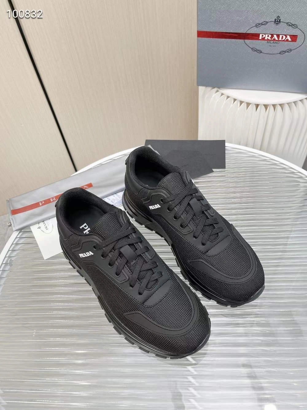 P*rada Top Sneakers Low CL 20230825- Supportive 6479